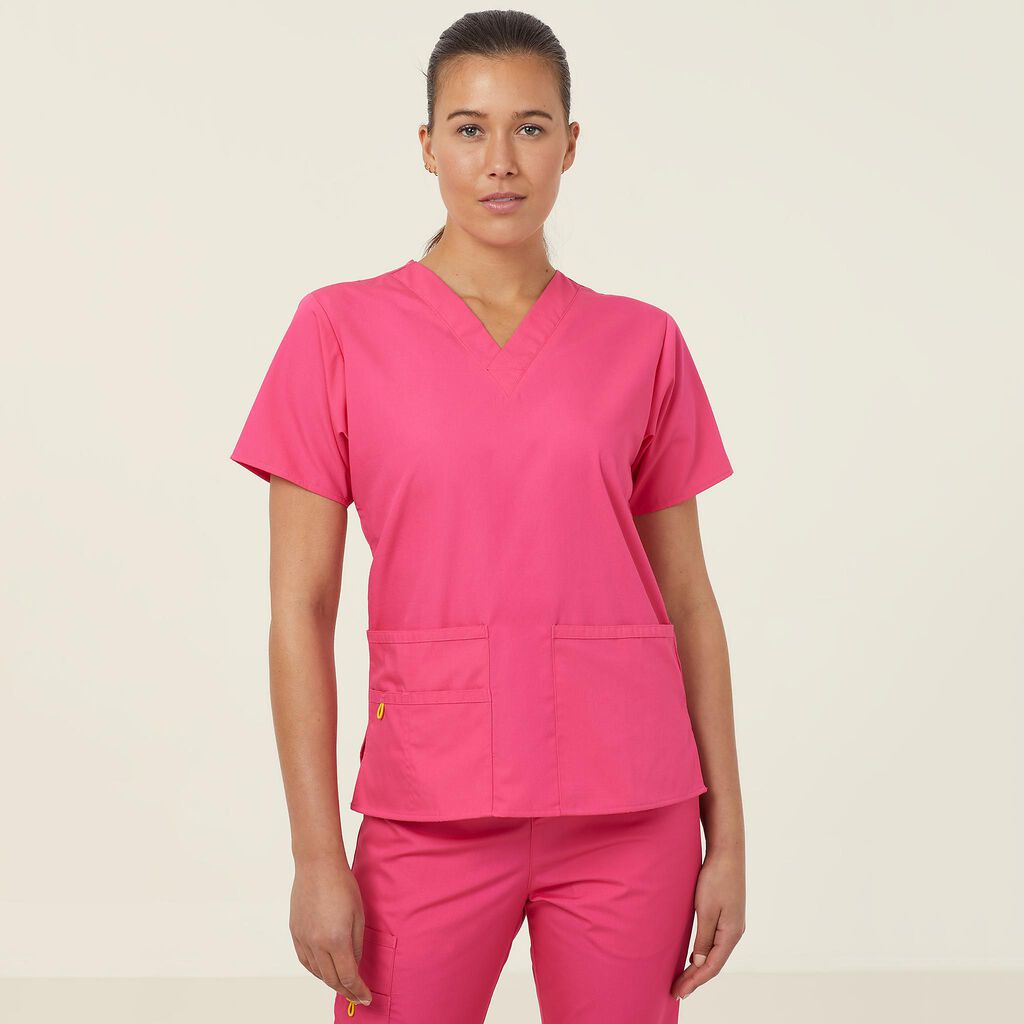 Wonderwink Ladies Bravo Scrub Top – Worklocker Orange